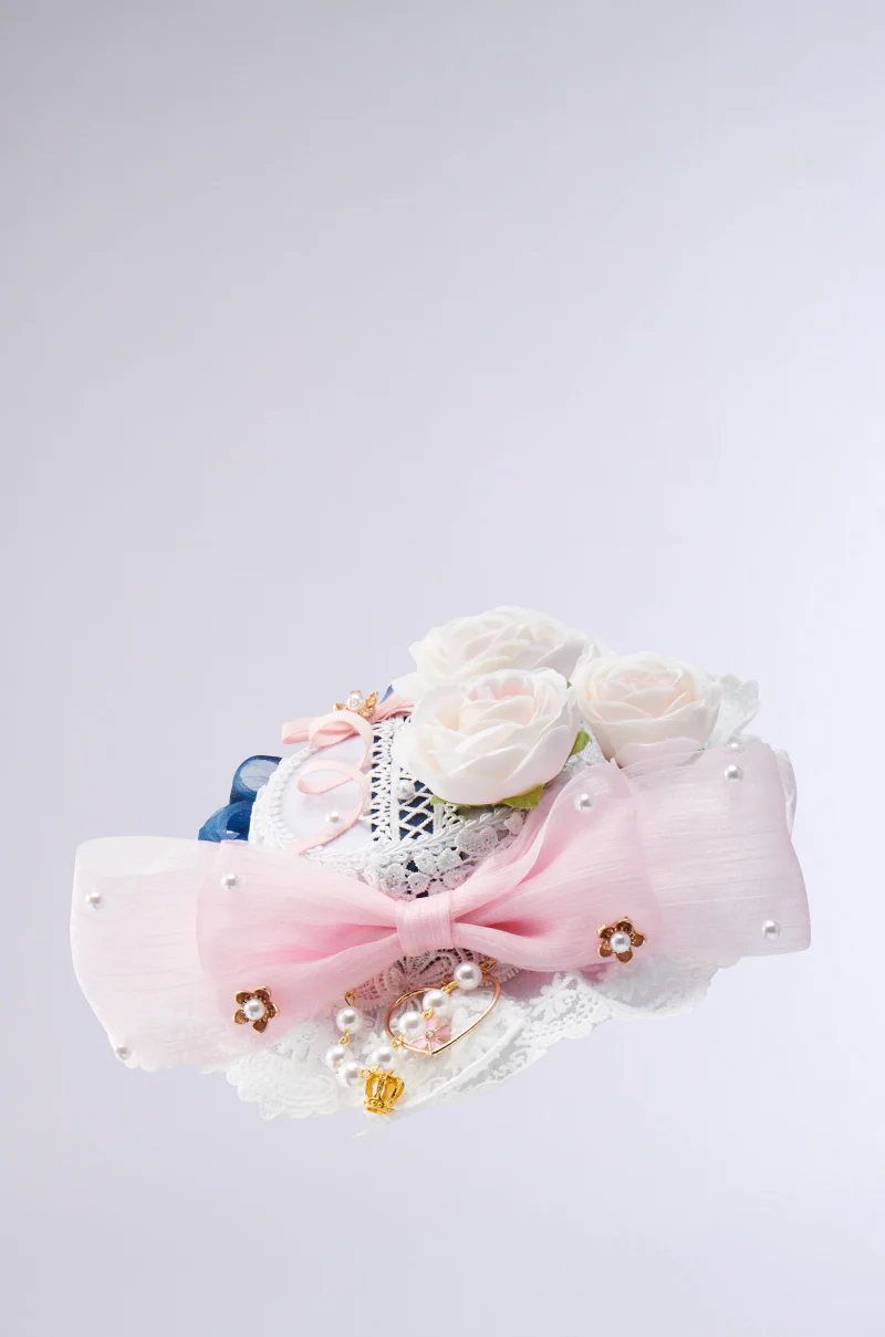MARIE EMBELLISHED CLIP ON HAT - Image 3