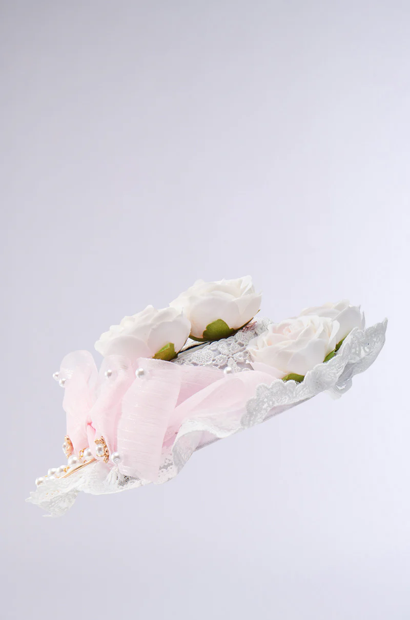 MARIE EMBELLISHED CLIP ON HAT - Image 4