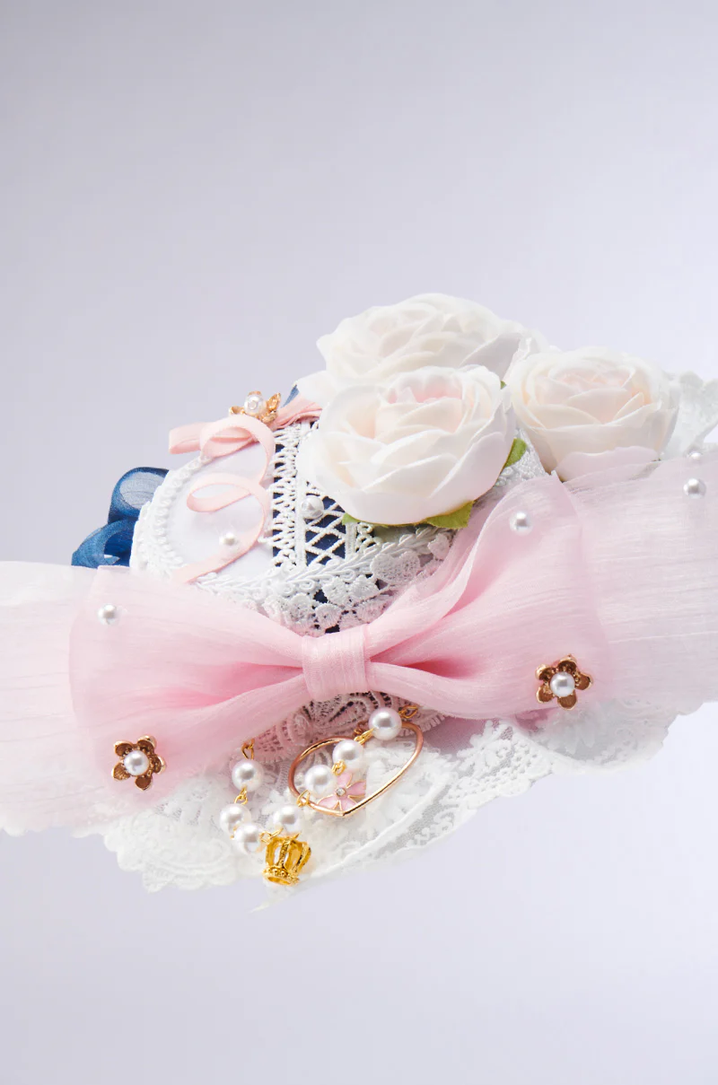 MARIE EMBELLISHED CLIP ON HAT - Image 6