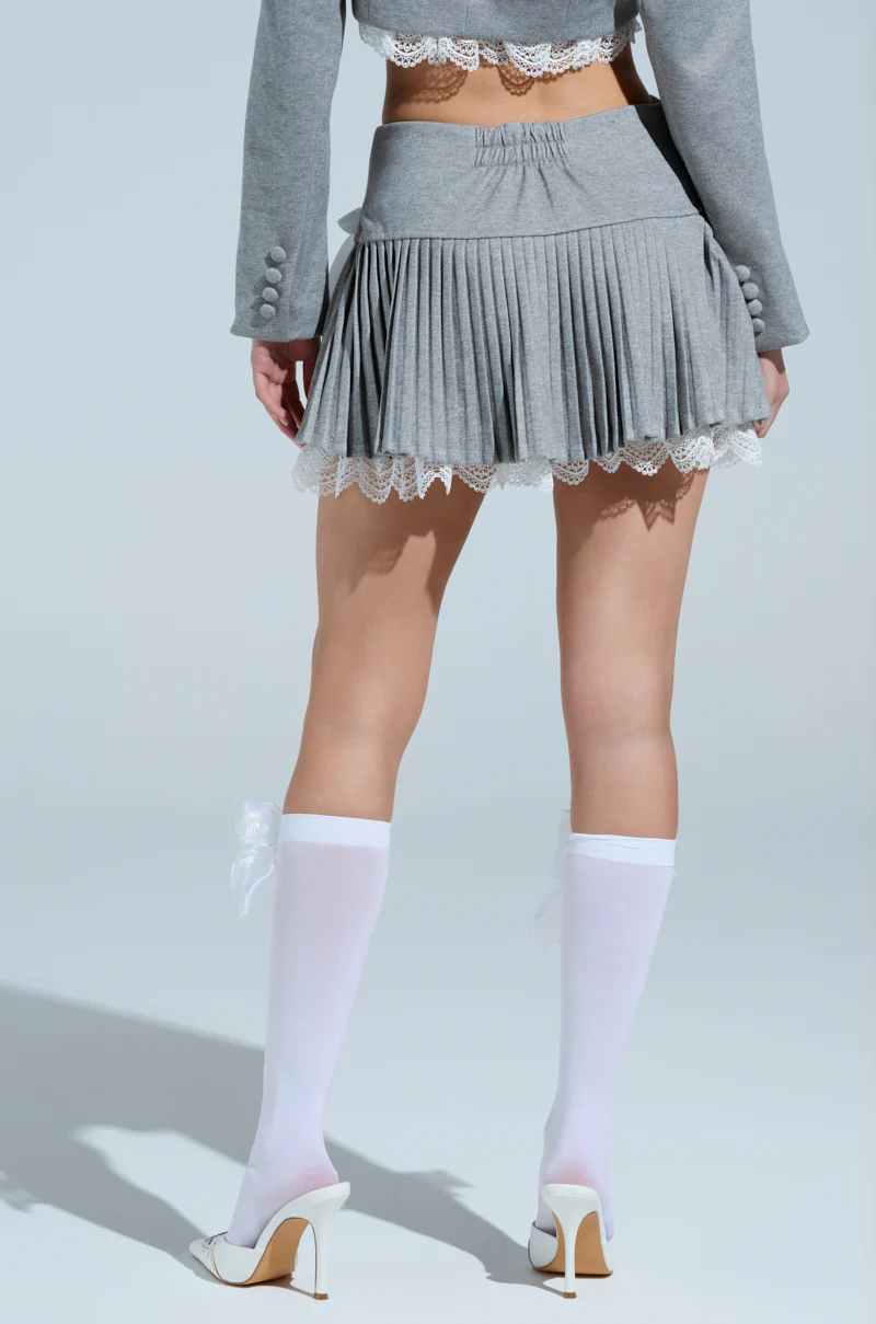 MARLEY LACE TRIM MINI SKIRT - Image 5