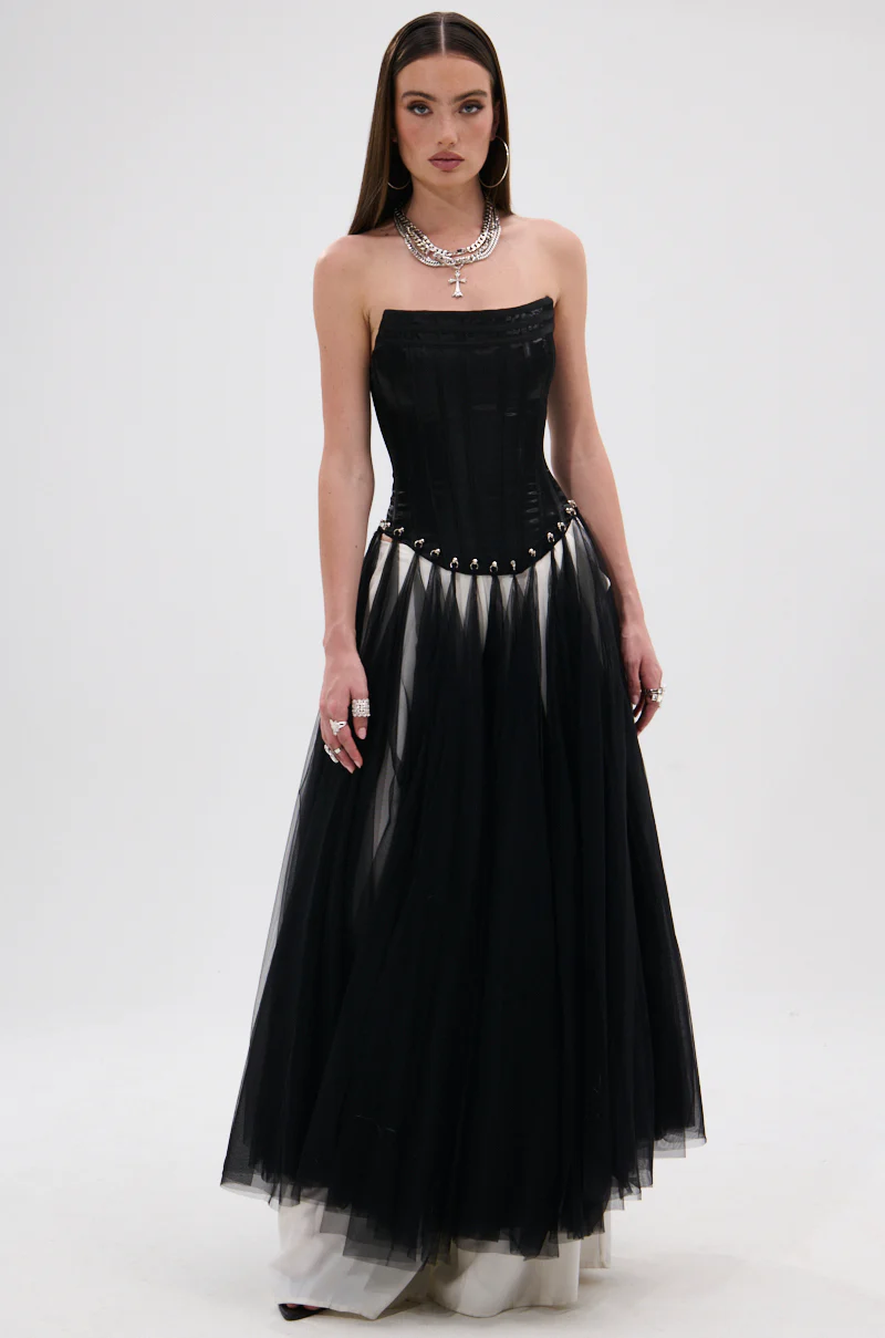 MARRIED TO THE GAME CORSET TOP IN BLACK - Image 2