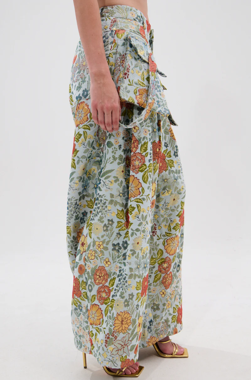 MARTHA FLORAL CARGO PANTS - Image 3