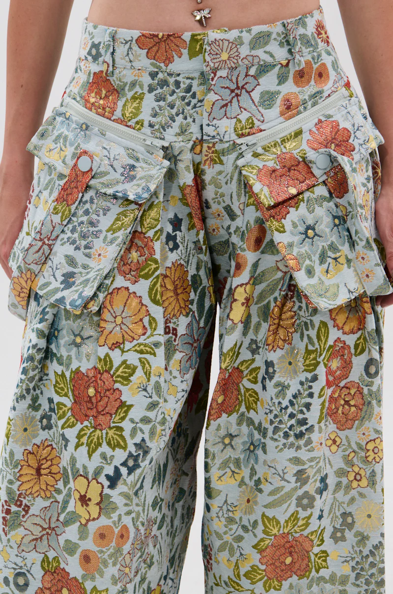 MARTHA FLORAL CARGO PANTS - Image 6