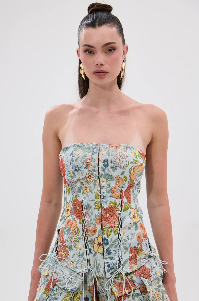 MARTHA FLORAL CORSET - Image 2
