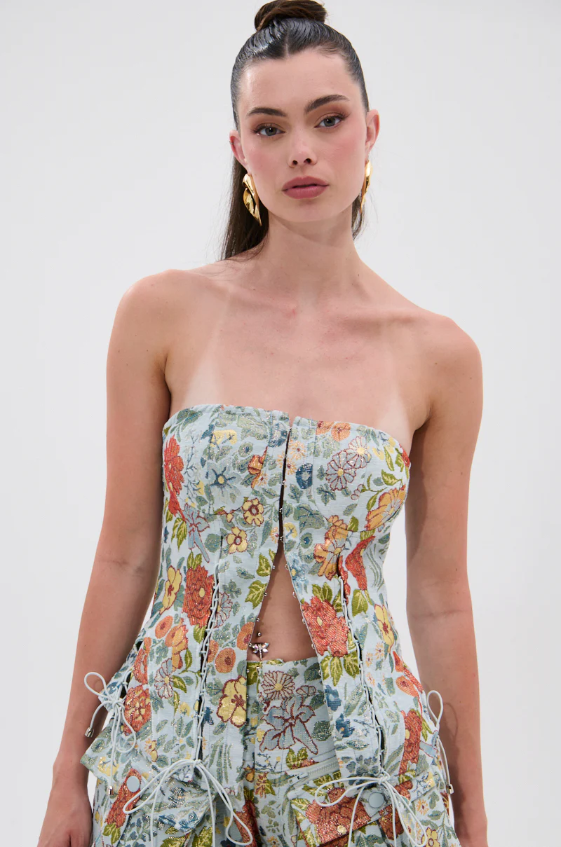 MARTHA FLORAL CORSET - Image 3