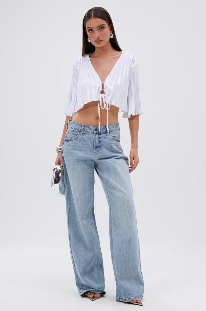 MARY LOO TIE FRONT BLOUSE - Image 6