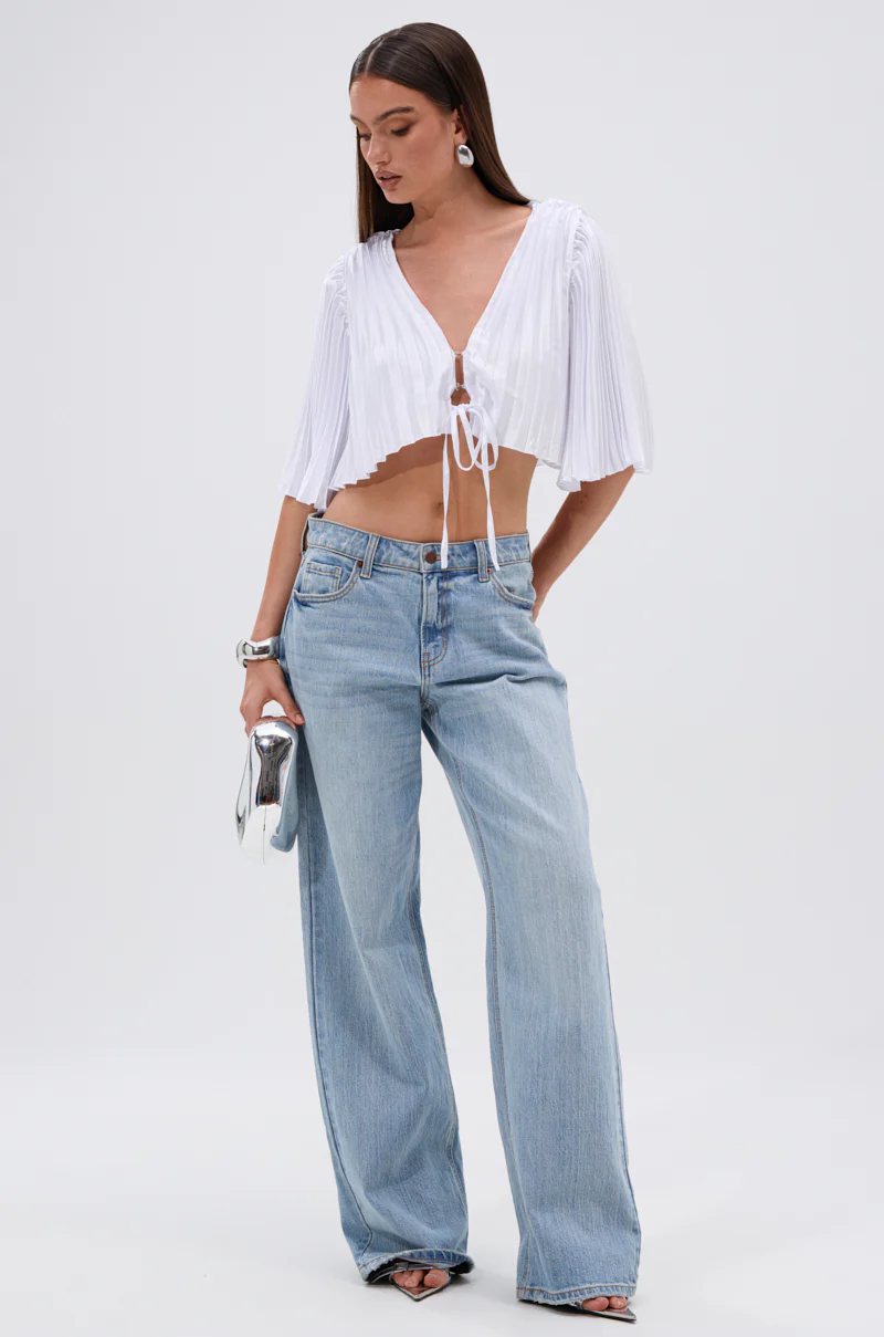 MARY LOO TIE FRONT BLOUSE - Image 7