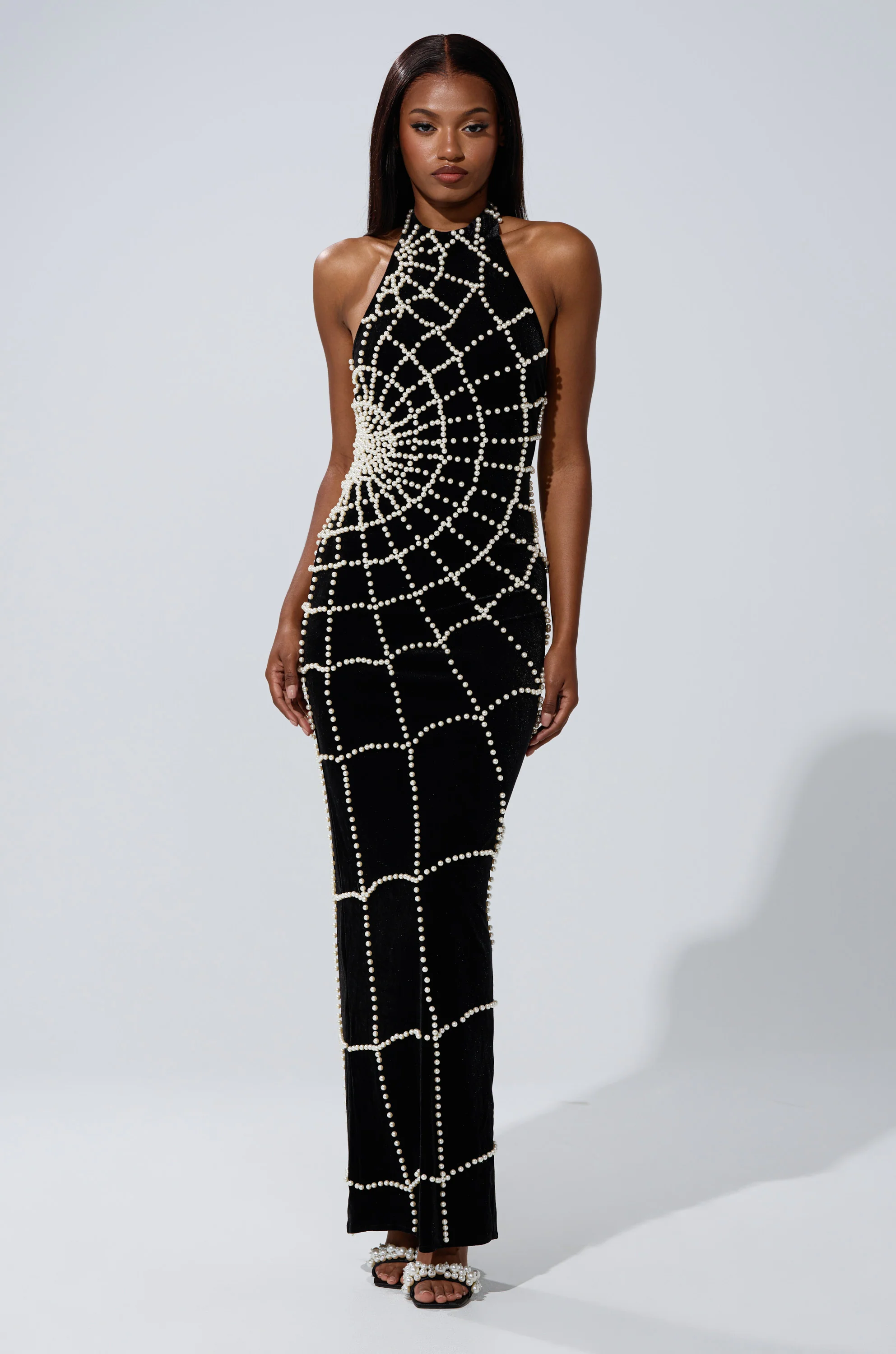 MARYJANE MAXI DRESS WITH PEARLS - Image 2