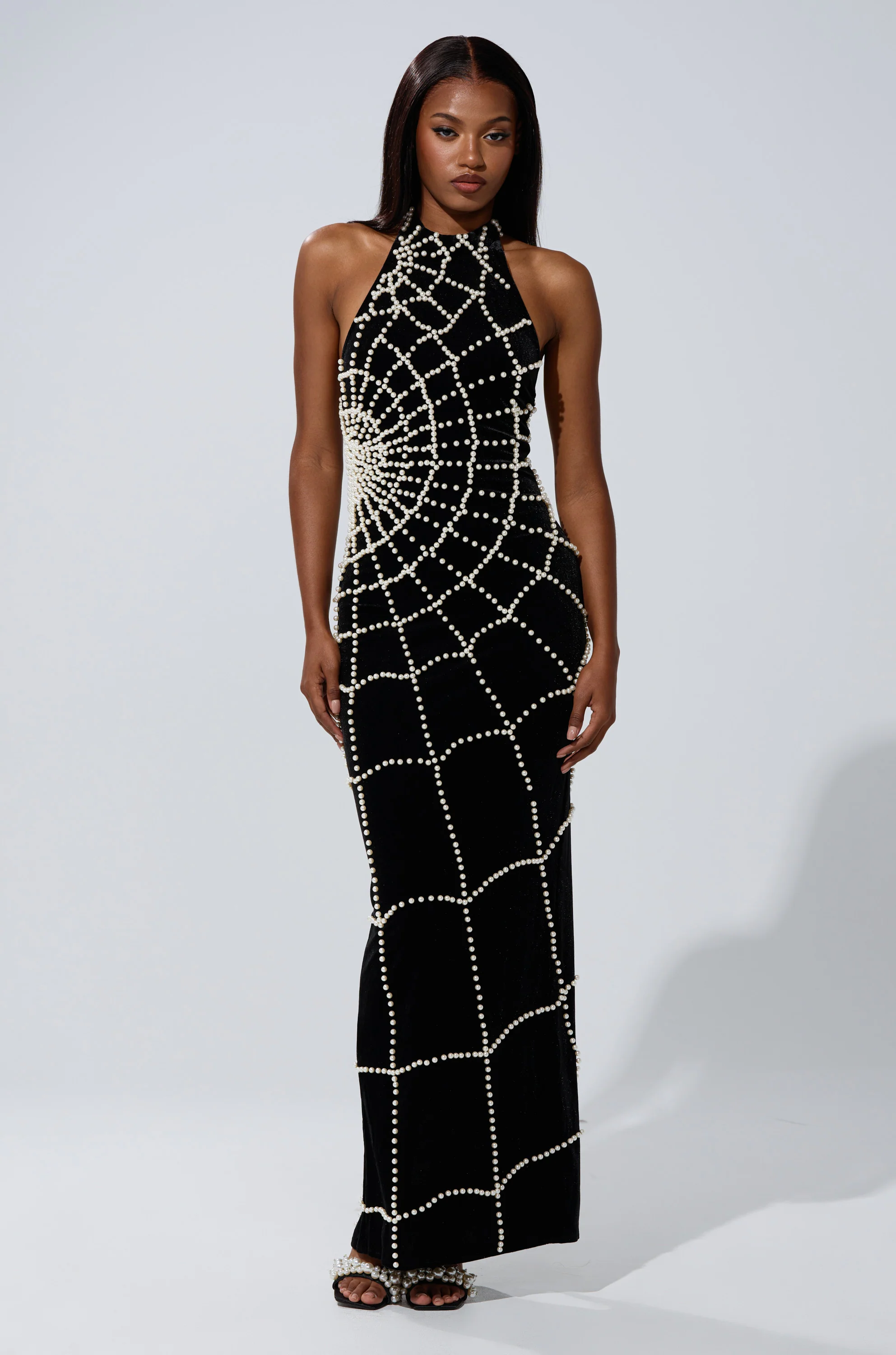 MARYJANE MAXI DRESS WITH PEARLS - Image 3