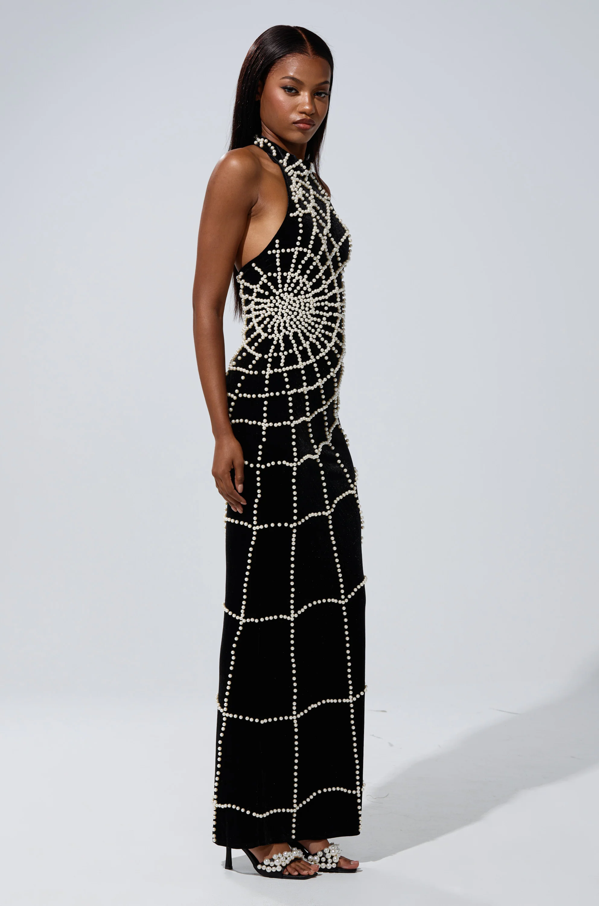 MARYJANE MAXI DRESS WITH PEARLS - Image 6