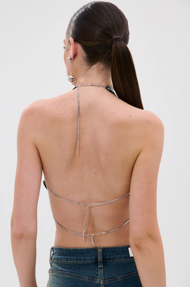 MASTERPIECE OPEN BACK HALTER TOP - Image 4