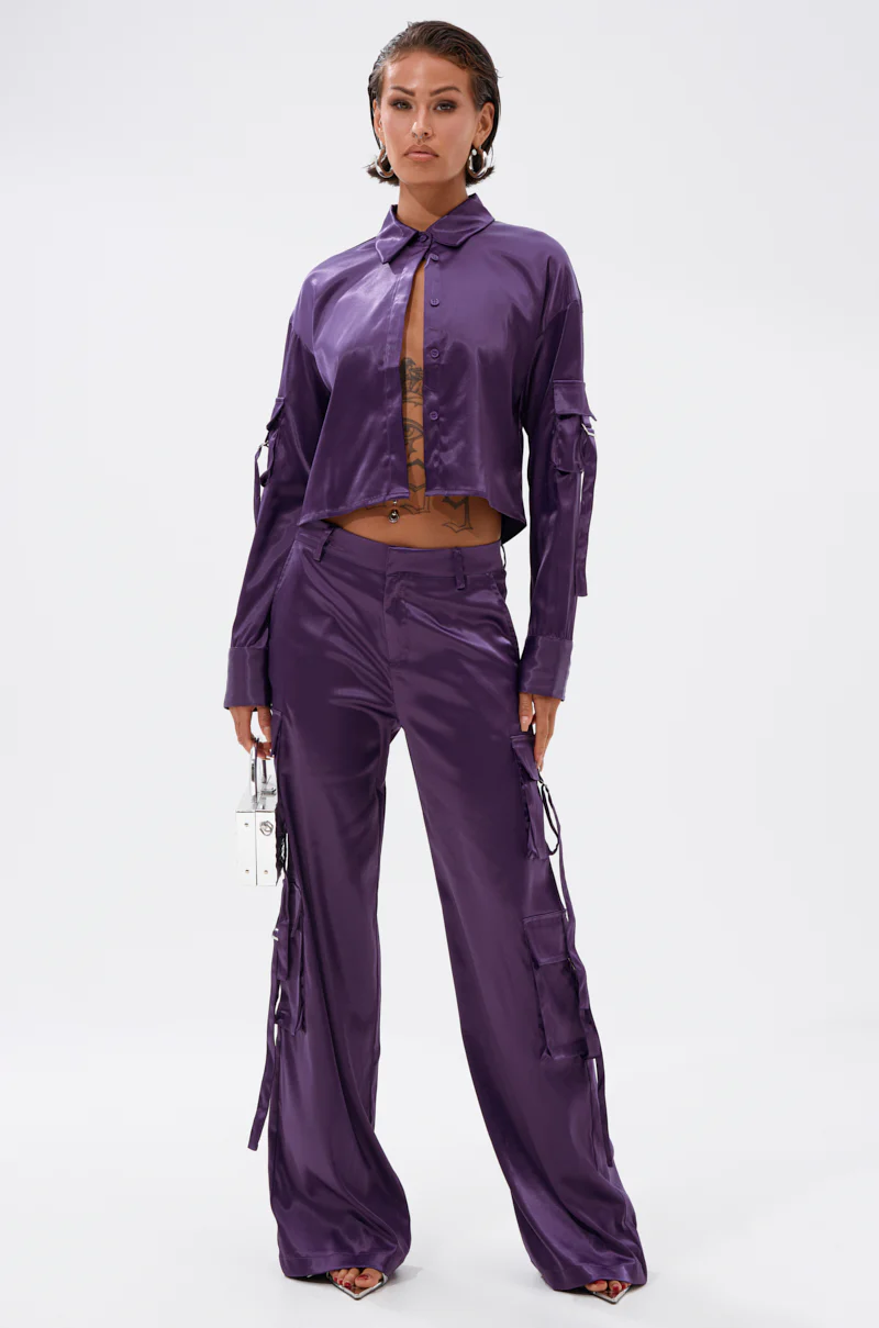 MAYBE ITS YOU SATIN BUTTON DOWN - Image 5