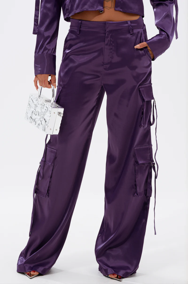 MAYBE ITS YOU SATIN TROUSER - Image 2