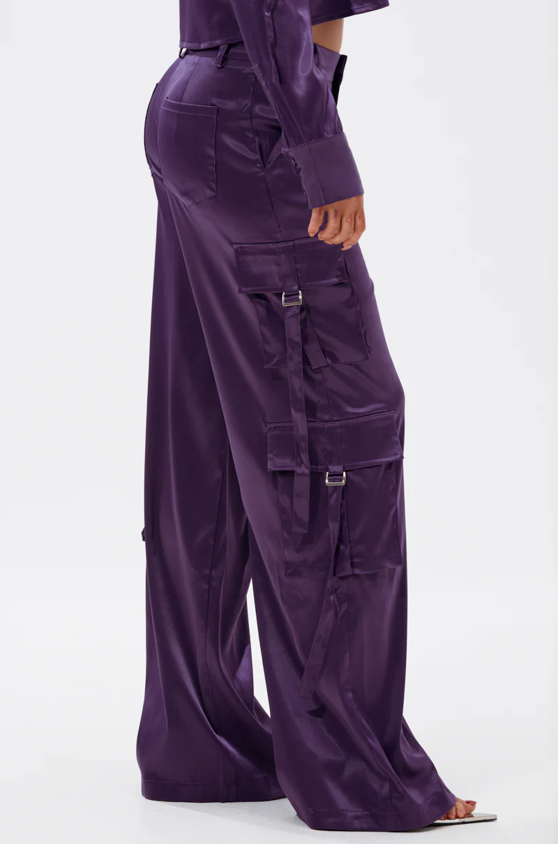 MAYBE ITS YOU SATIN TROUSER - Image 4