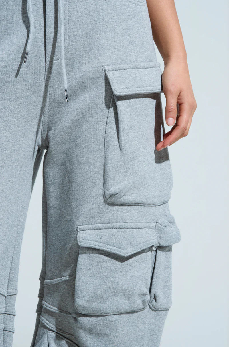 MAYBE NEXT YEAR CARGO WIDE LEG JOGGER - Image 8
