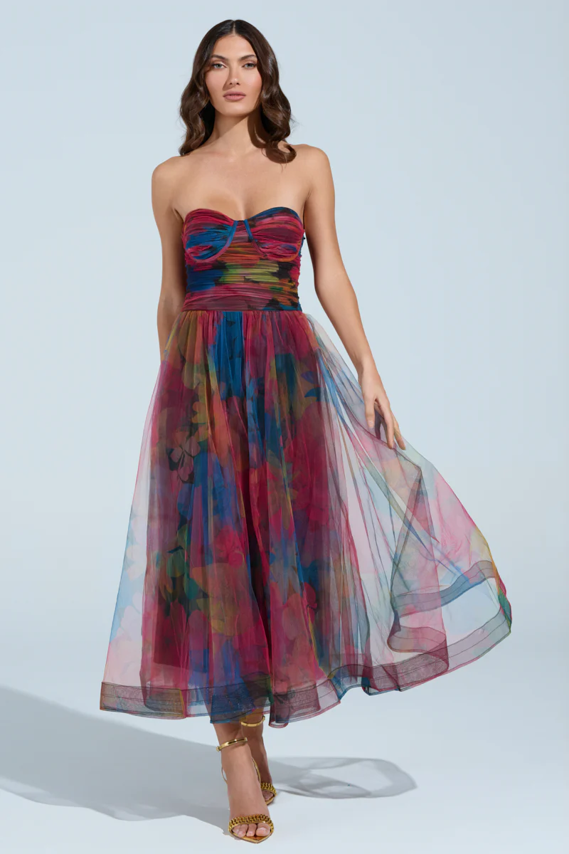 MEGAN STRAPLESS MAXI DRESS - Image 8