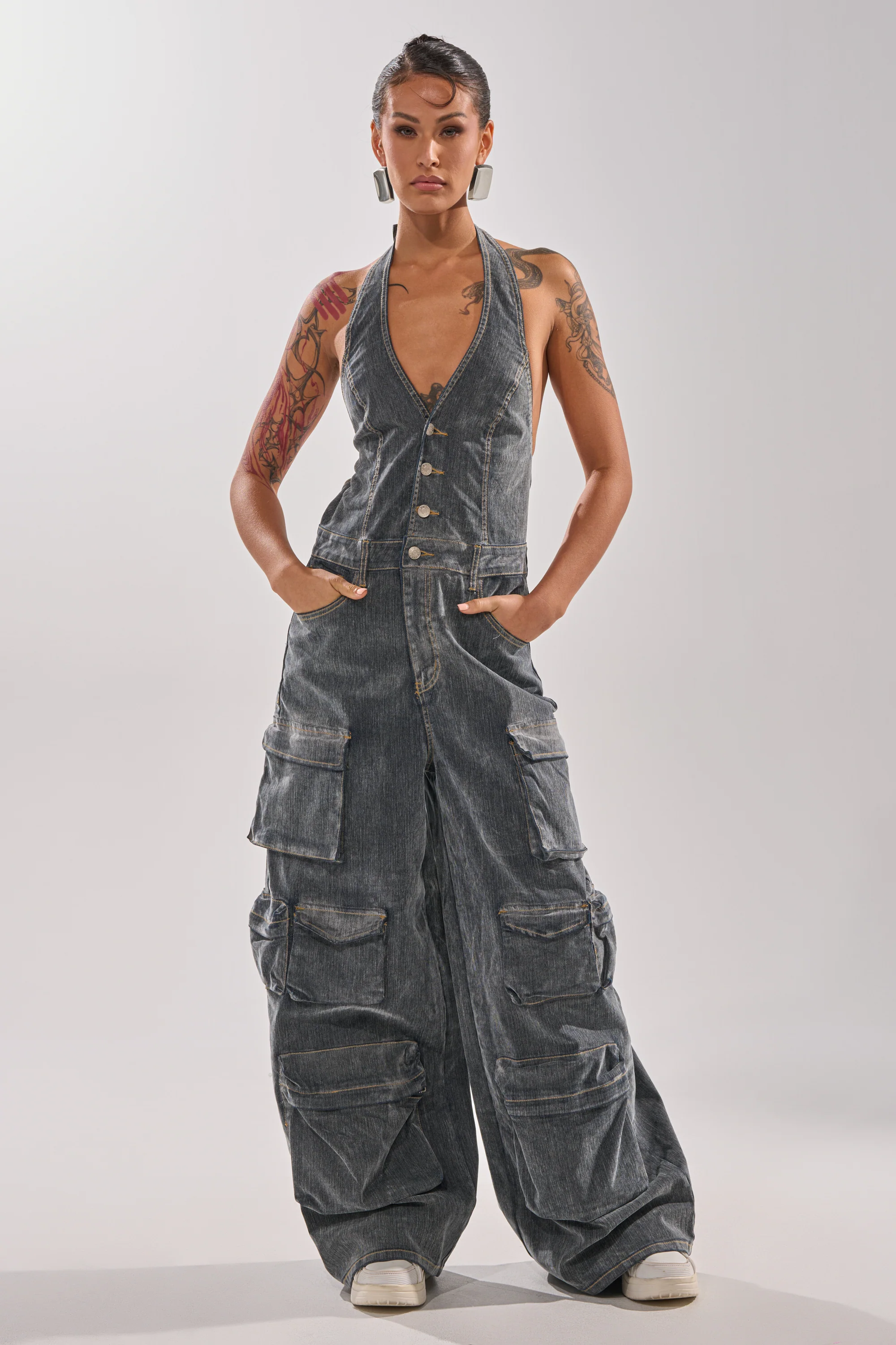 MELINDA VELVET JUMPSUIT - Image 5
