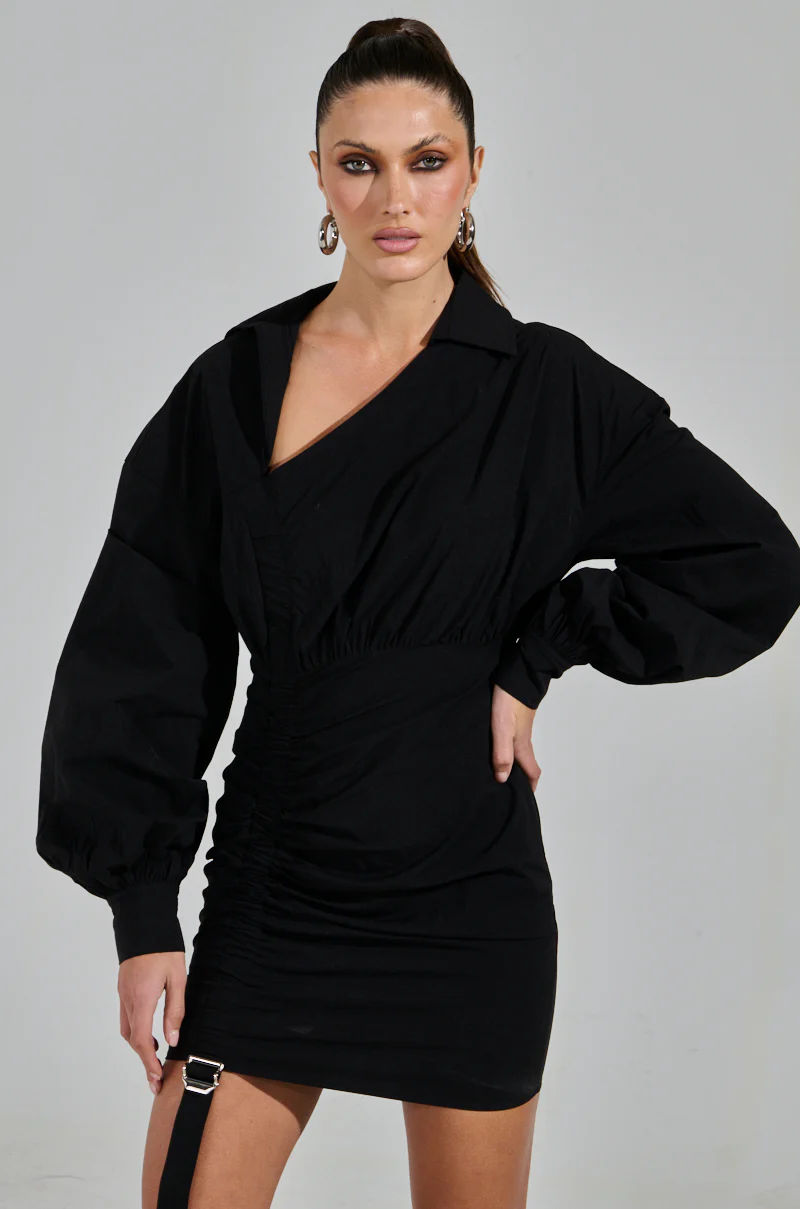 MELODY POPLIN MINI DRESS - Image 3