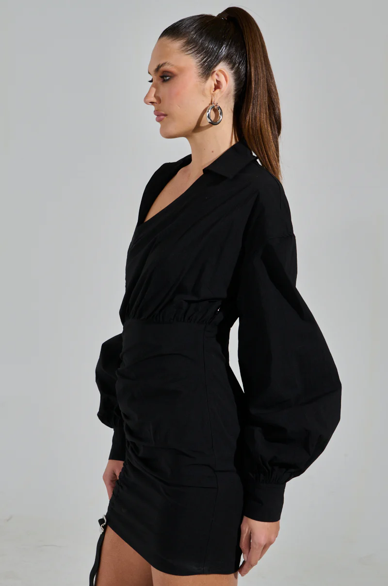 MELODY POPLIN MINI DRESS - Image 4