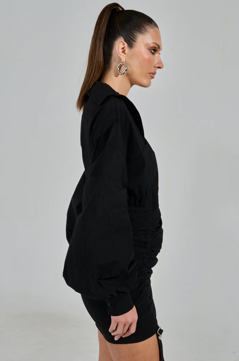 MELODY POPLIN MINI DRESS - Image 5