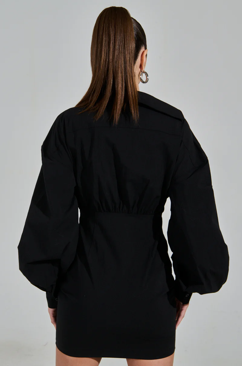 MELODY POPLIN MINI DRESS - Image 6