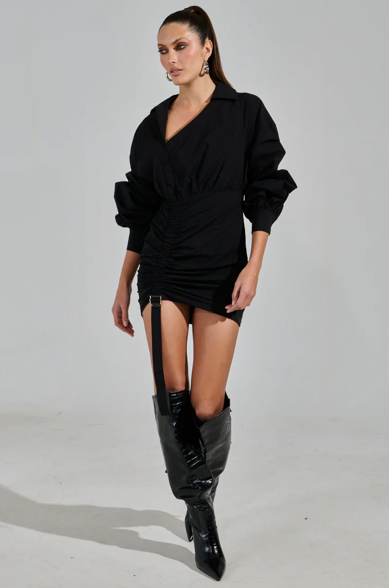 MELODY POPLIN MINI DRESS - Image 8