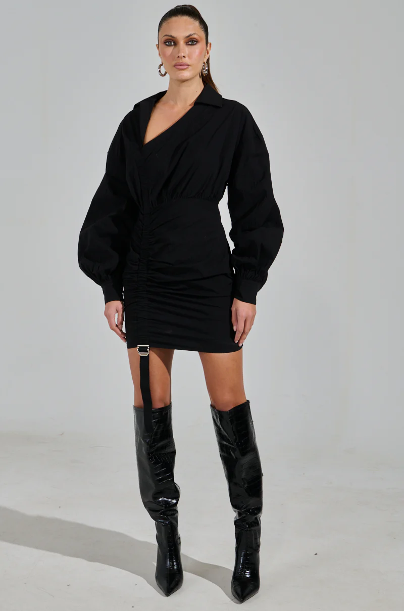MELODY POPLIN MINI DRESS - Image 9