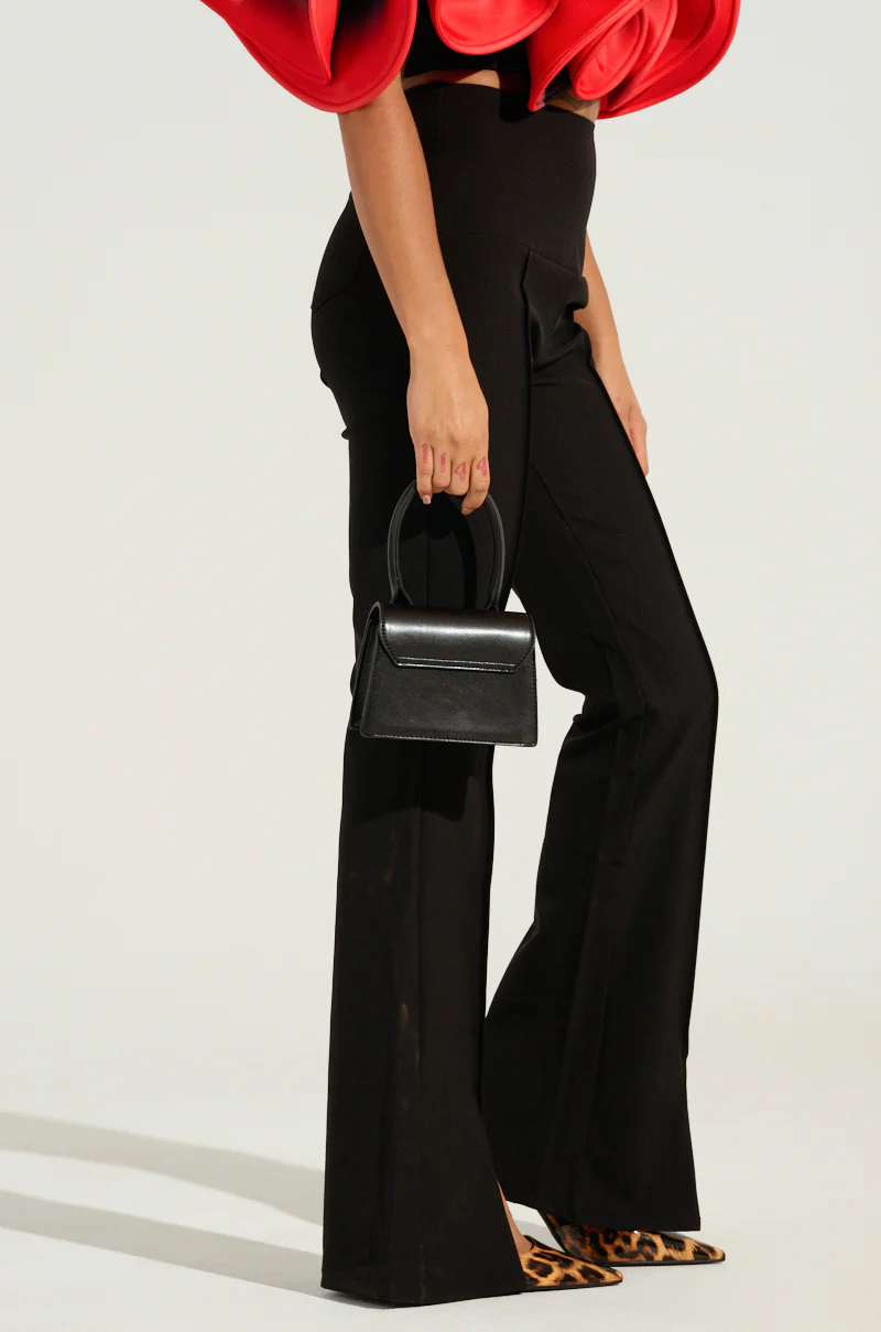 MEMORIES THAT LAST PANT WITH SLIT IN BLACK - Image 3