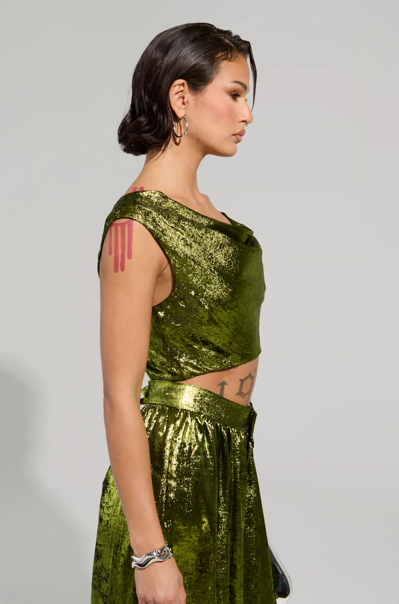METALLIC DREAM BLOUSE - Image 4