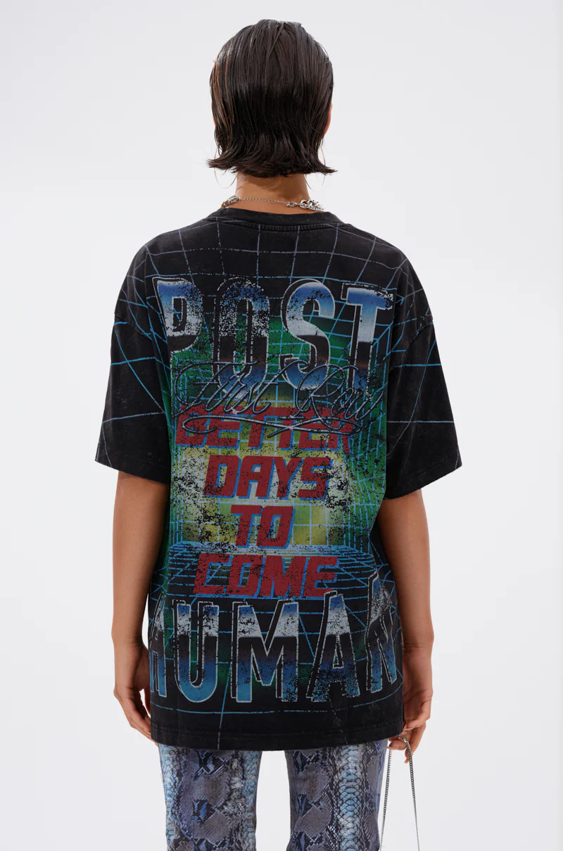 FIRST ROW METAVERSE OVERSIZED GRAPHIC TEE - Image 5