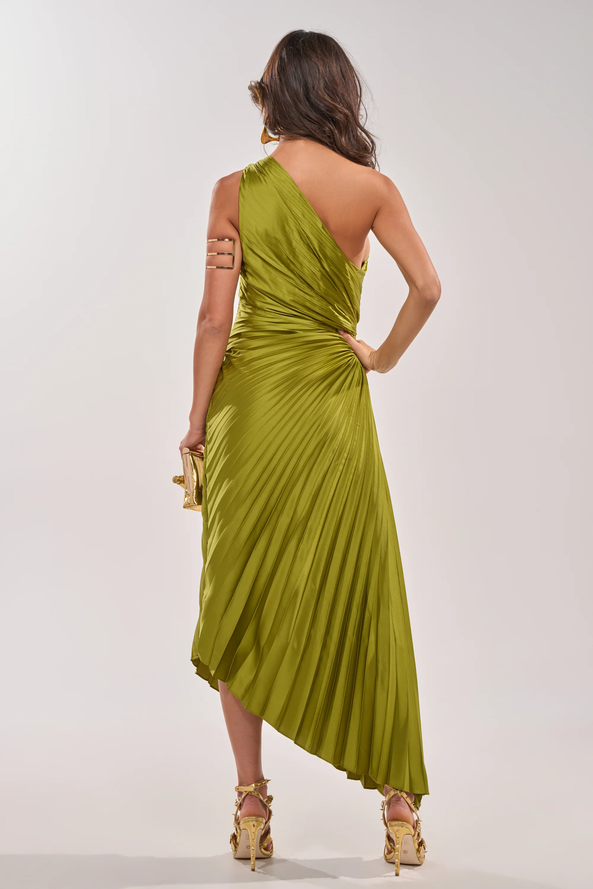MIDNIGHT MAVEN SLEEVELESS MAXI DRESS IN GREEN - Image 8
