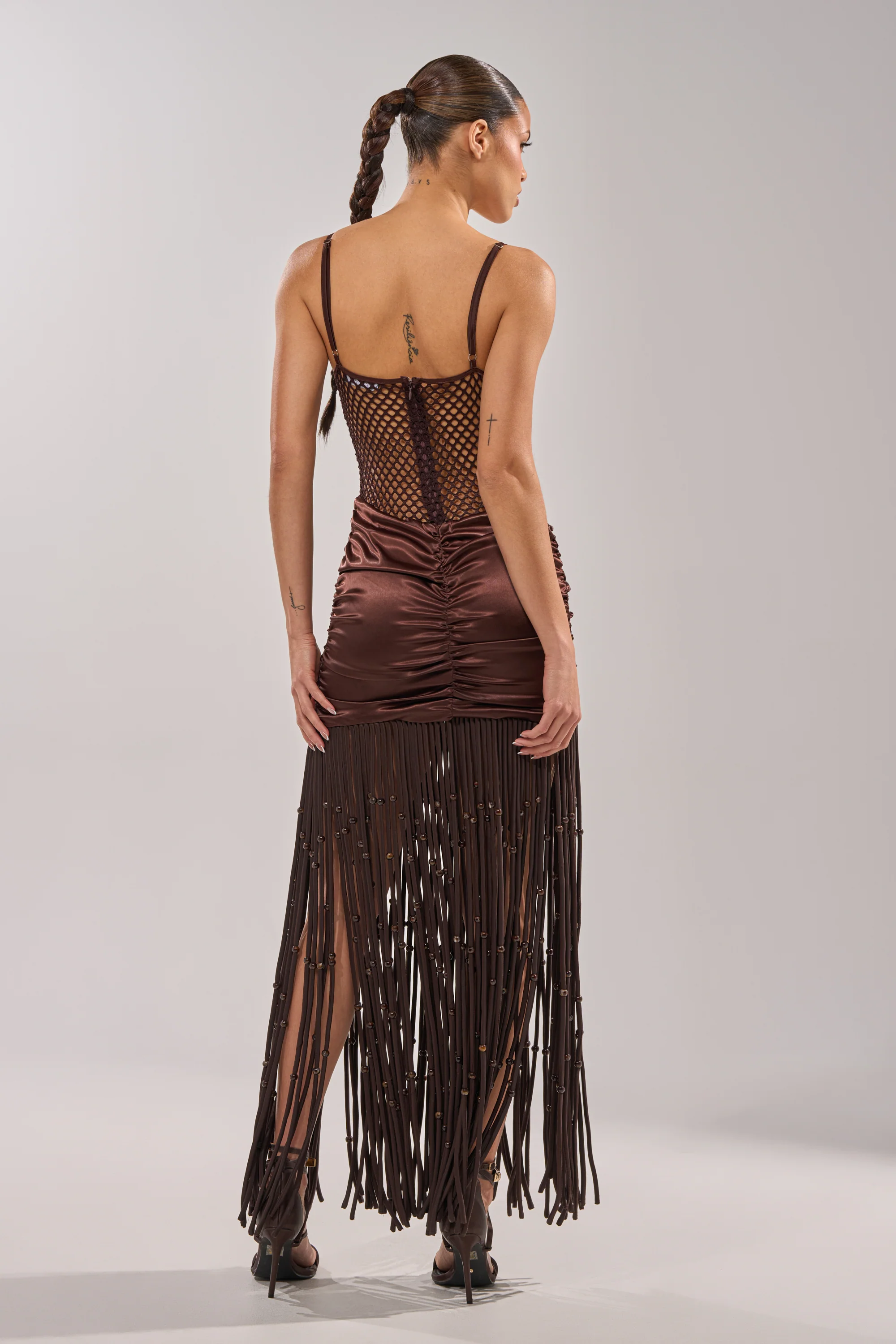 MIDNIGHT MOCHA MAXI DRESS - Image 6