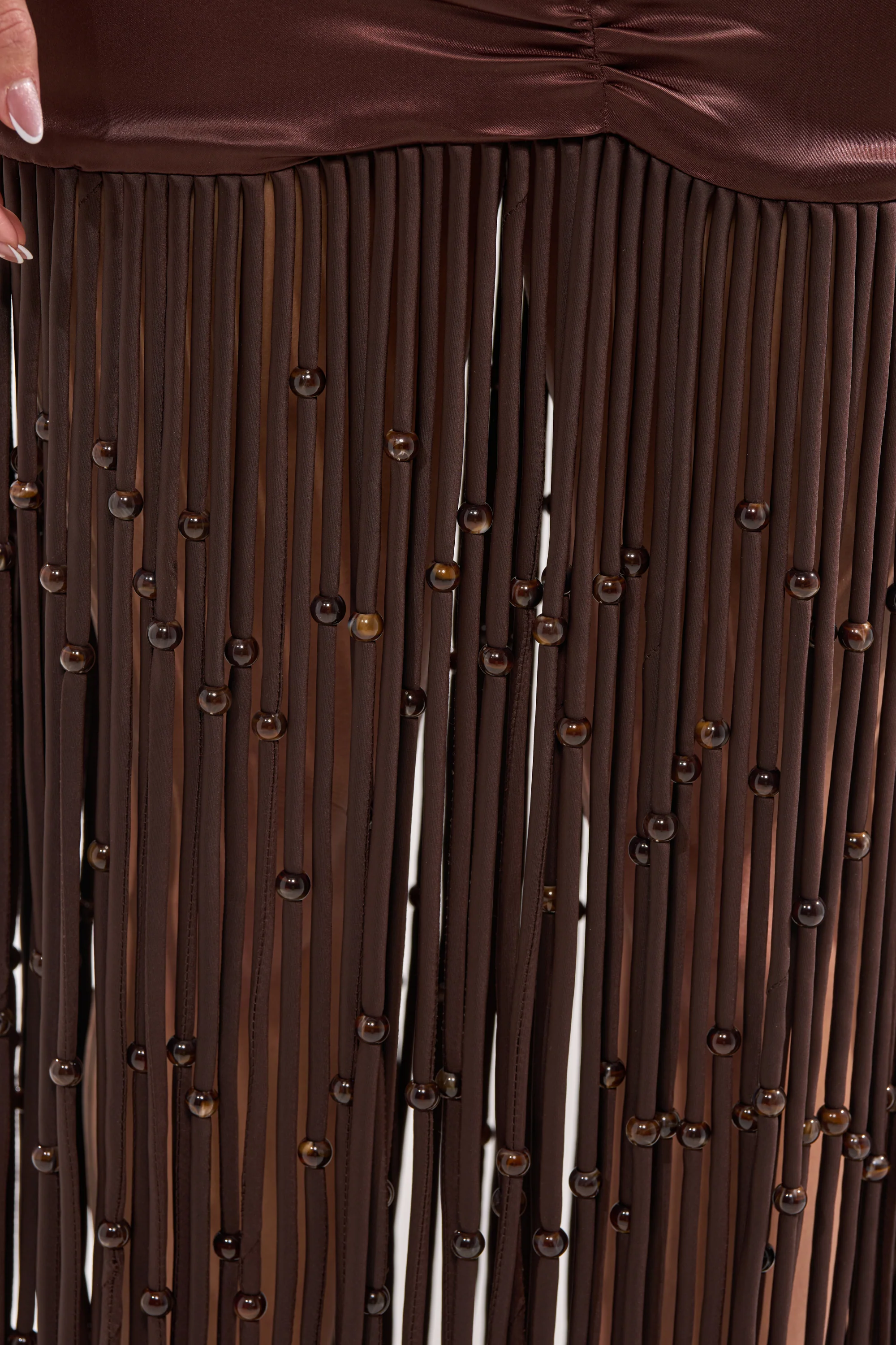 MIDNIGHT MOCHA MAXI DRESS - Image 8