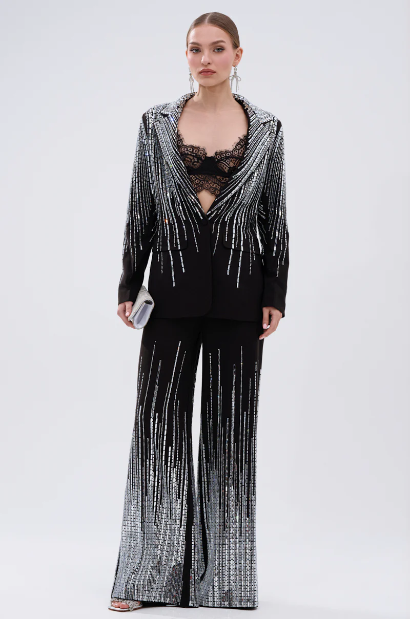 MILA EMBELLISHED BLAZER IN BLACK - Image 5