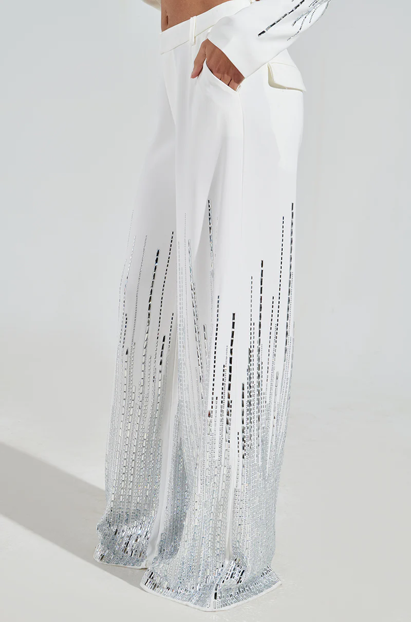 MILA EMBELLISHED FLARE PANT - Image 4