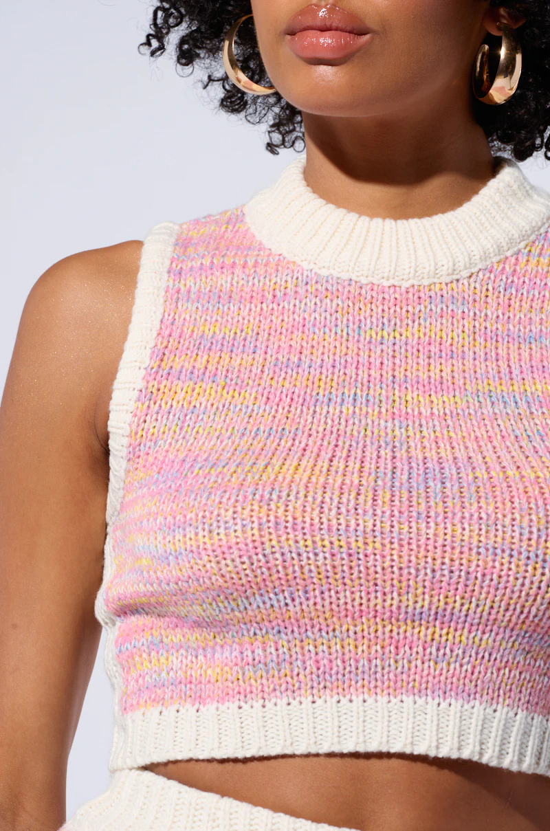 MIMI CROPPED KNIT TANK - Image 6