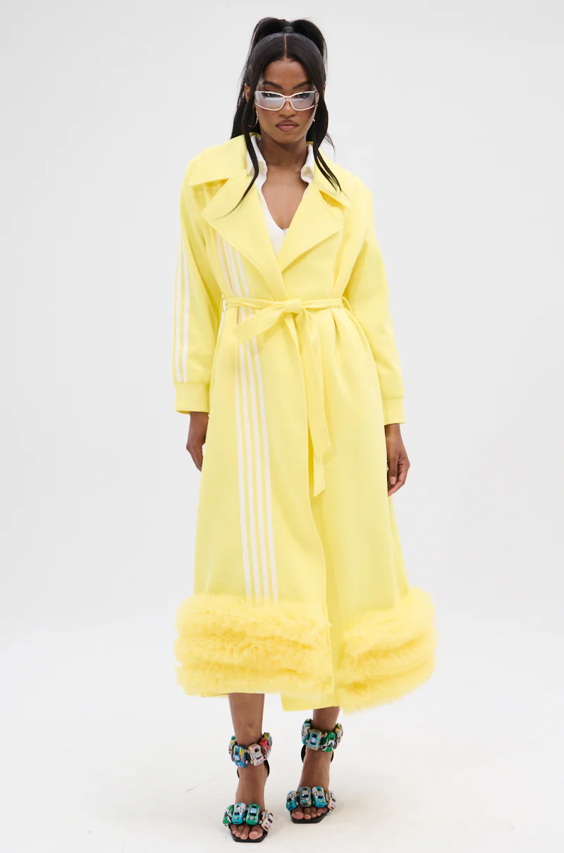 MIMOSA TULLE TRIM TRENCH - Image 7