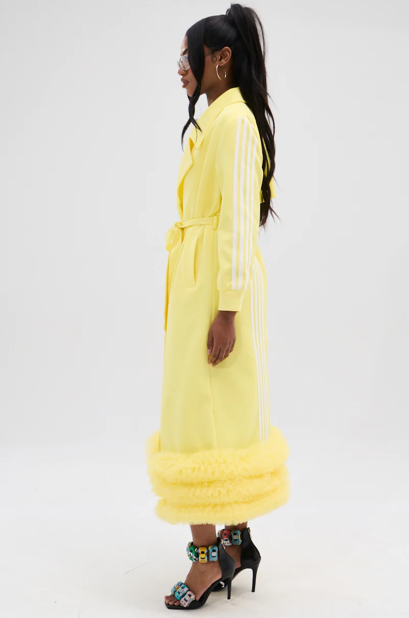MIMOSA TULLE TRIM TRENCH - Image 8