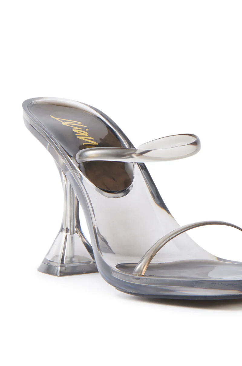 MINA BLACK JELLY SANDAL - Image 6