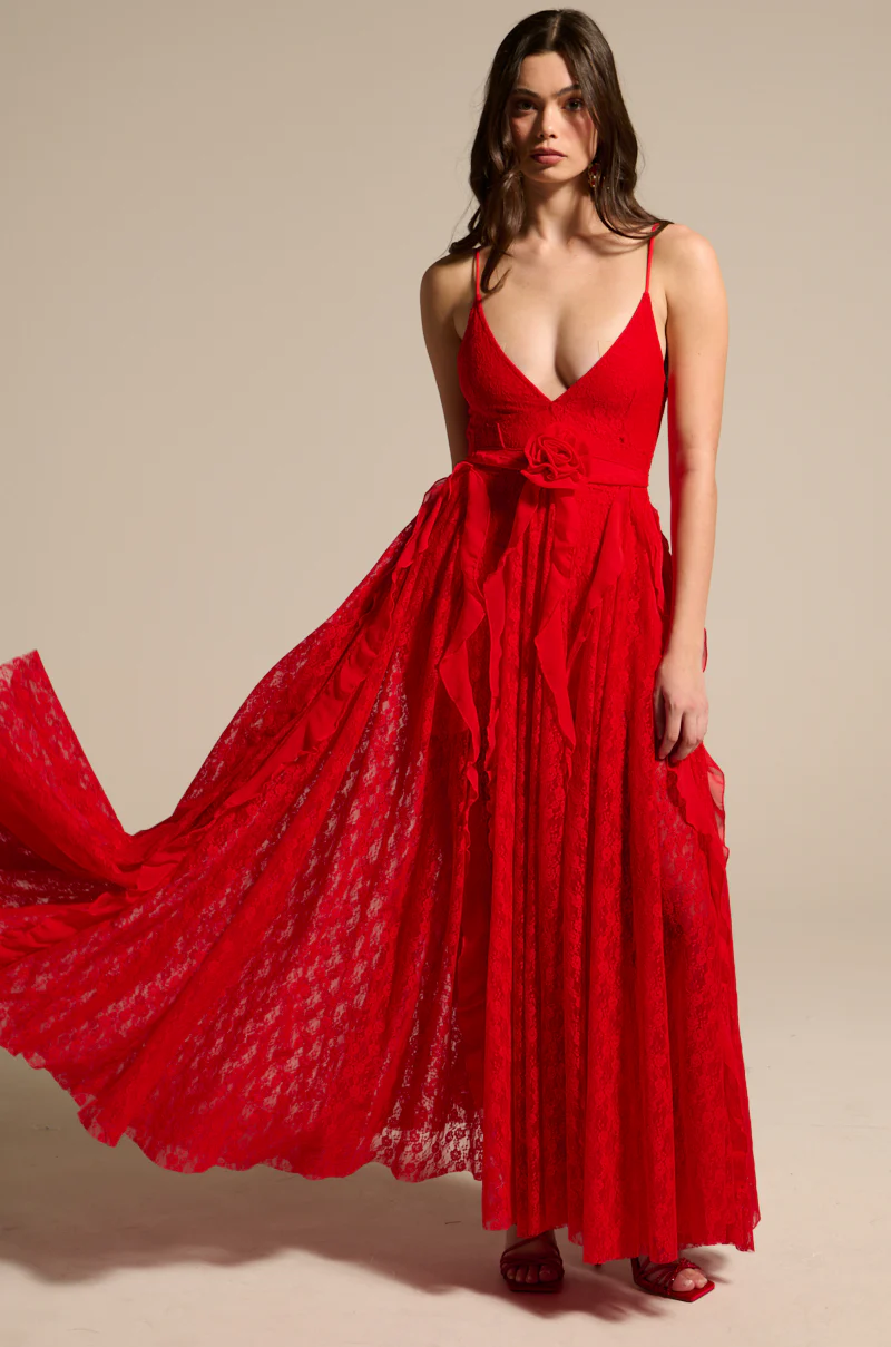 MISS AMERICANA RUFFLE DRESS AND NECKLACE SET - Image 2