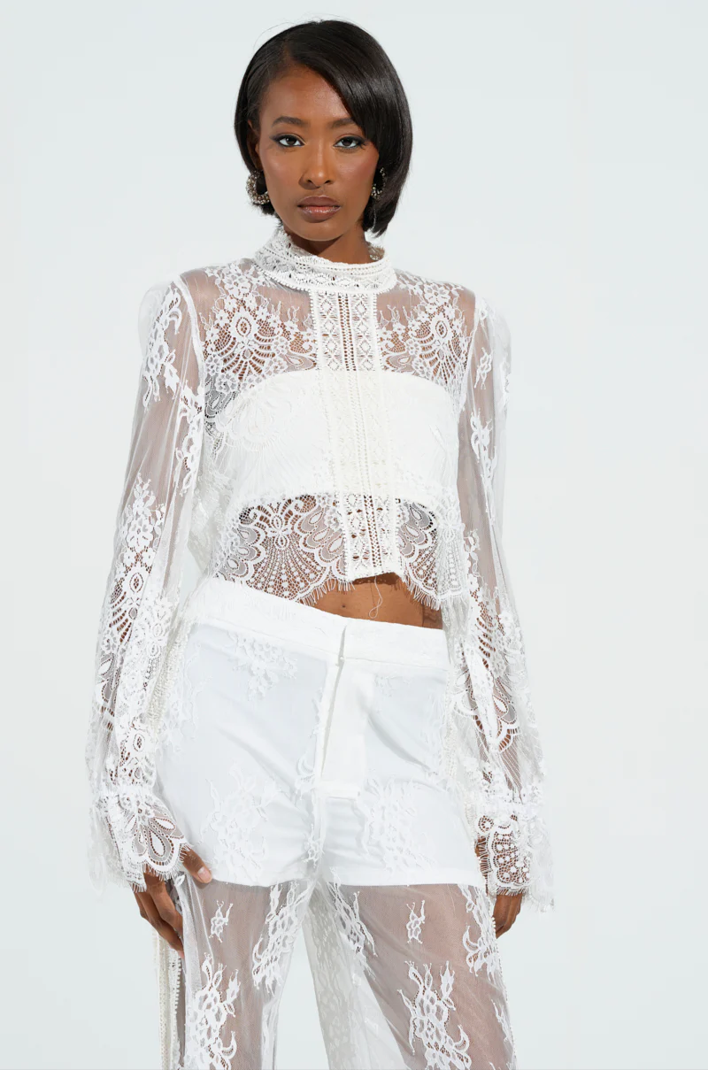 MISS ME YET LACE BLOUSE - Image 3