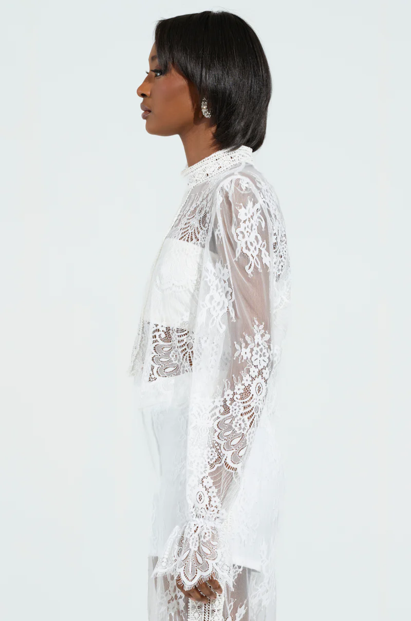 MISS ME YET LACE BLOUSE - Image 4