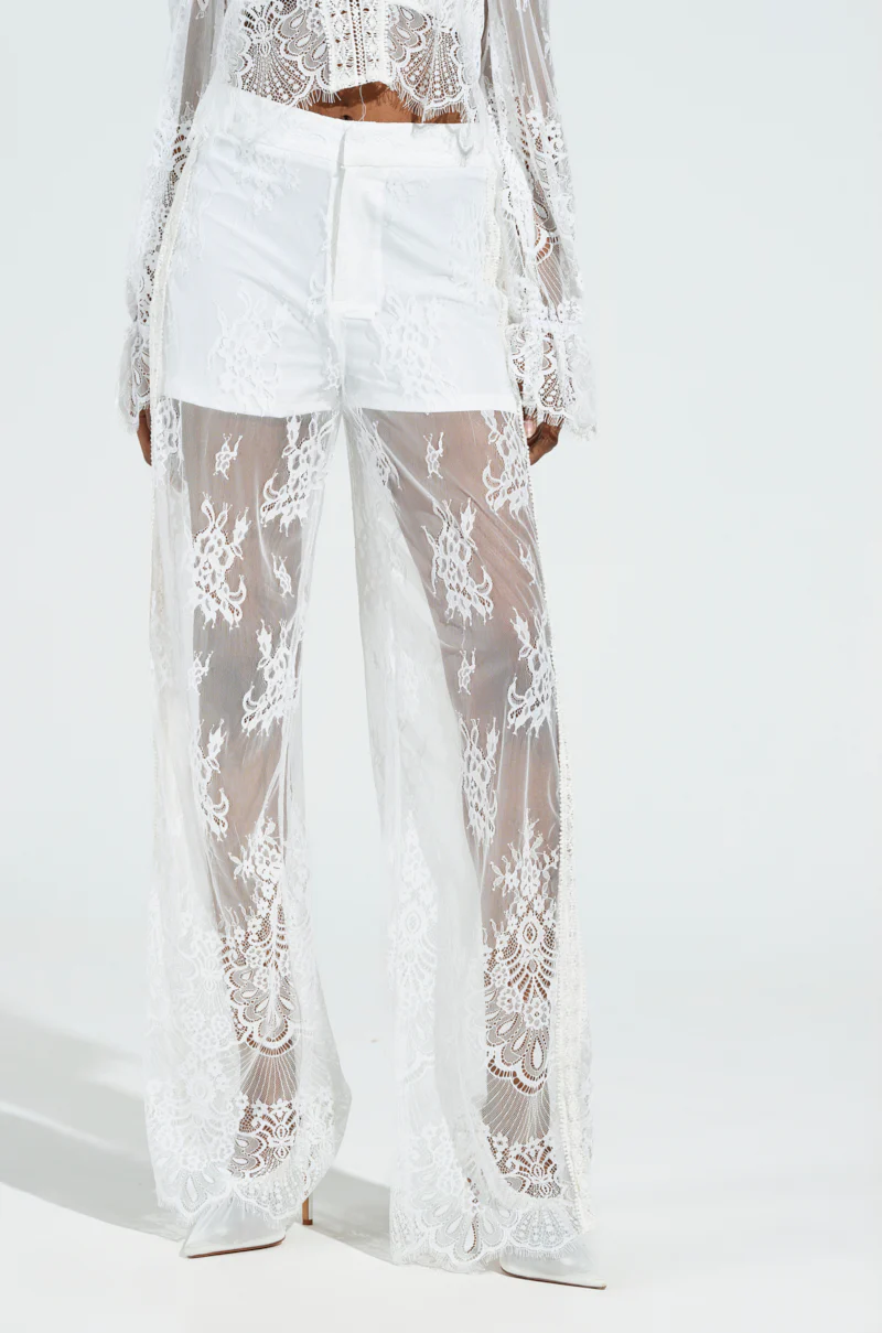 MISS ME YET LACE TROUSER - Image 2