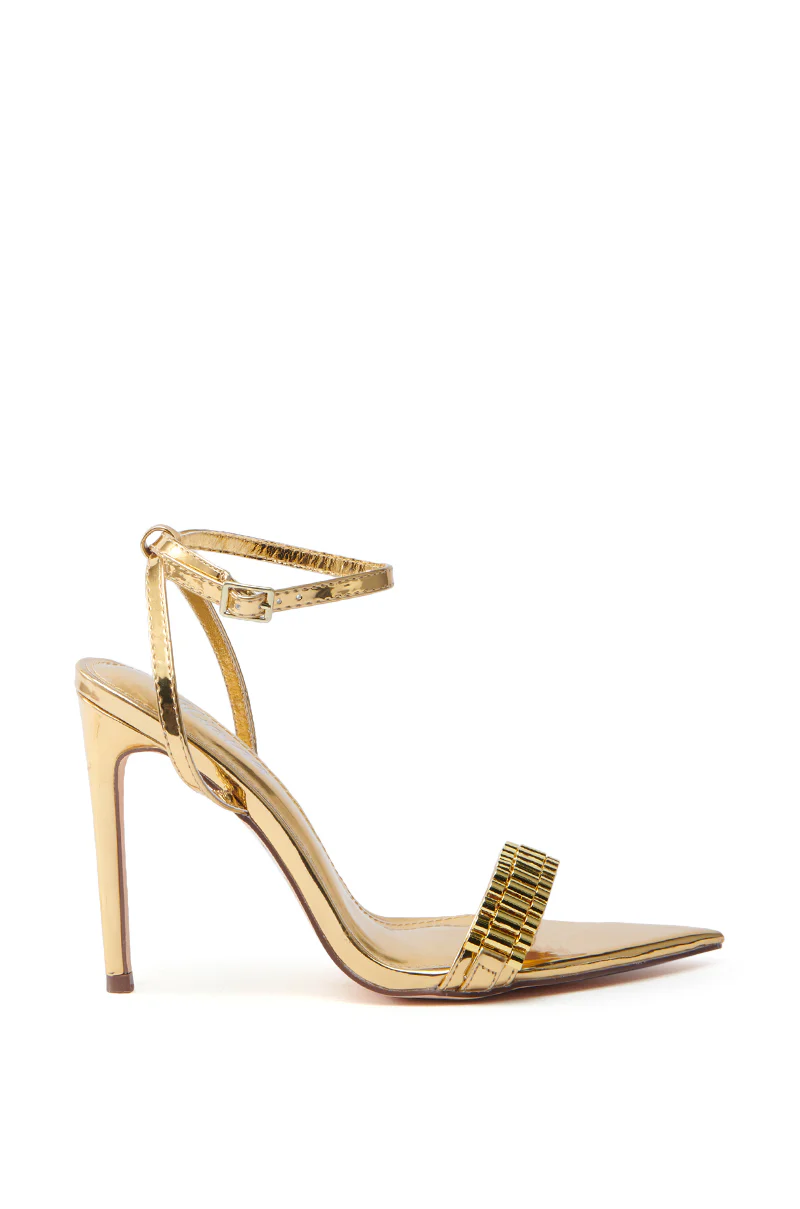 MISTY GOLD STILETTO SANDAL - Image 4