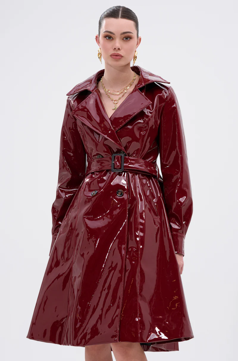 MITICA PATENT TRENCH COAT - Image 6