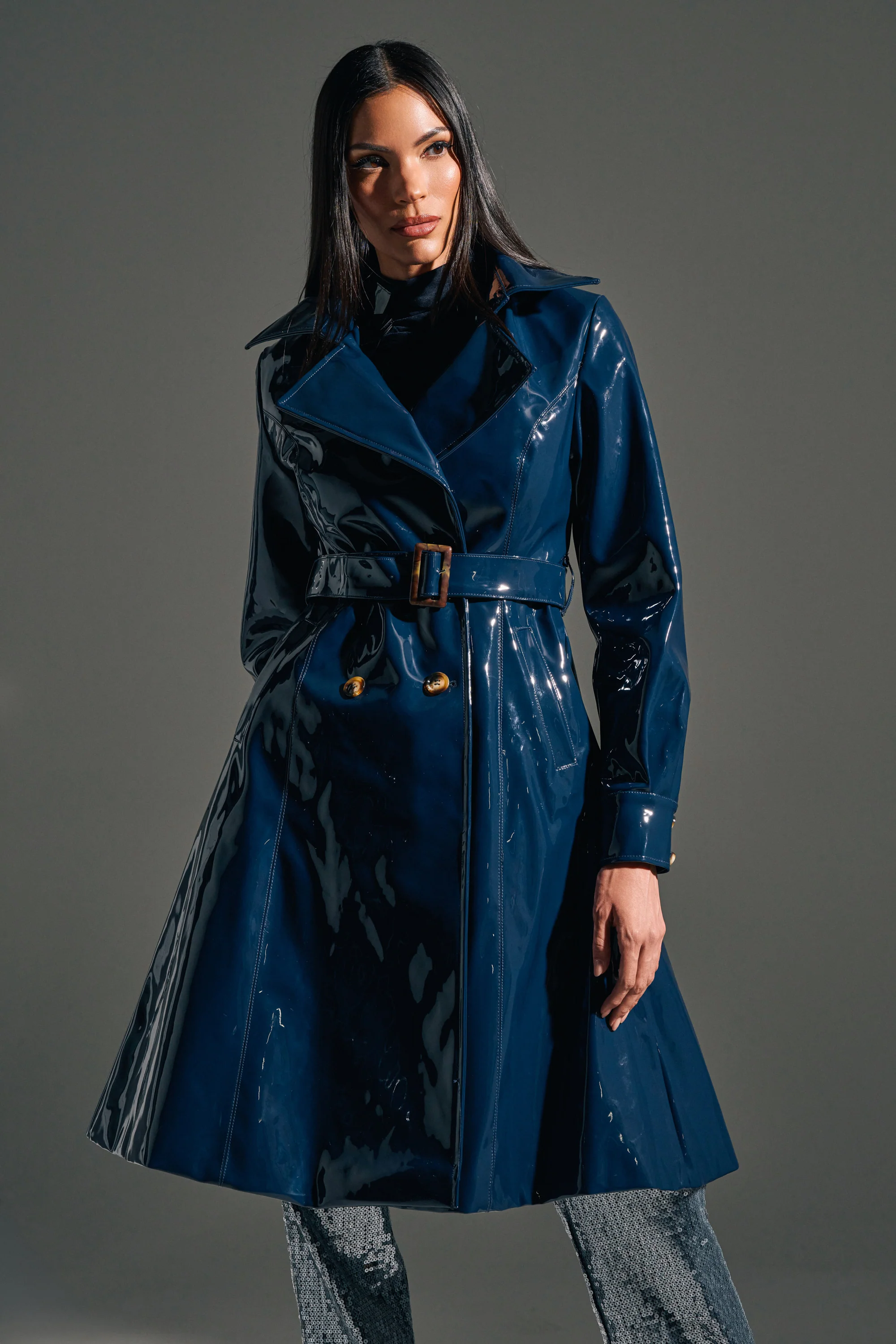 MITICA PATENT TRENCH IN NAVY - Image 3
