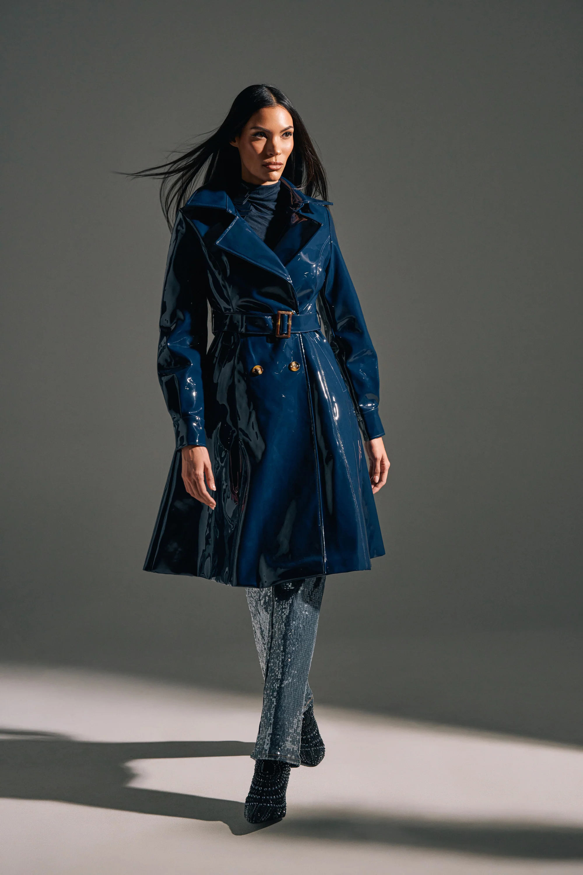 MITICA PATENT TRENCH IN NAVY - Image 4