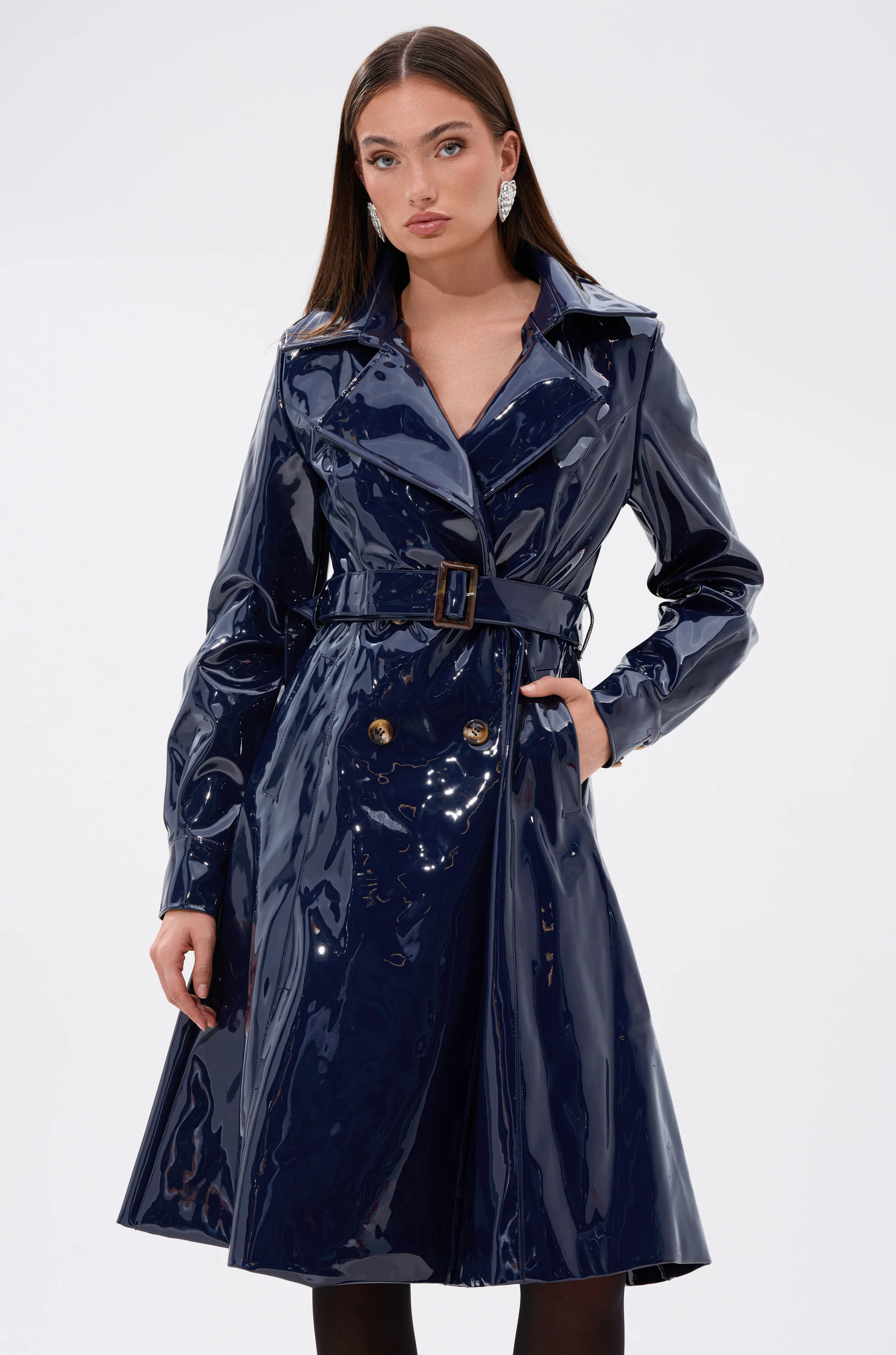 MITICA PATENT TRENCH IN NAVY - Image 5
