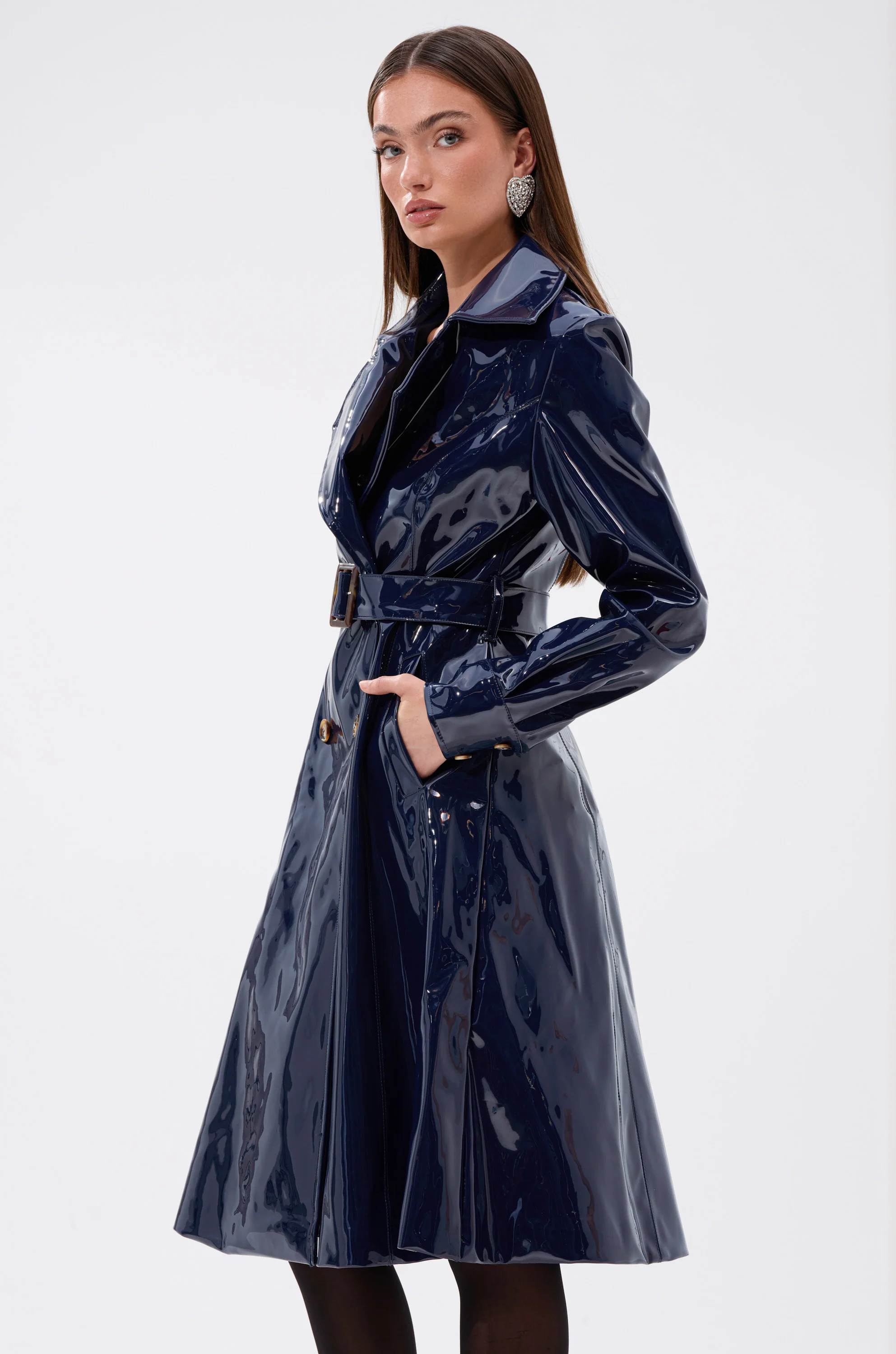 MITICA PATENT TRENCH IN NAVY - Image 6