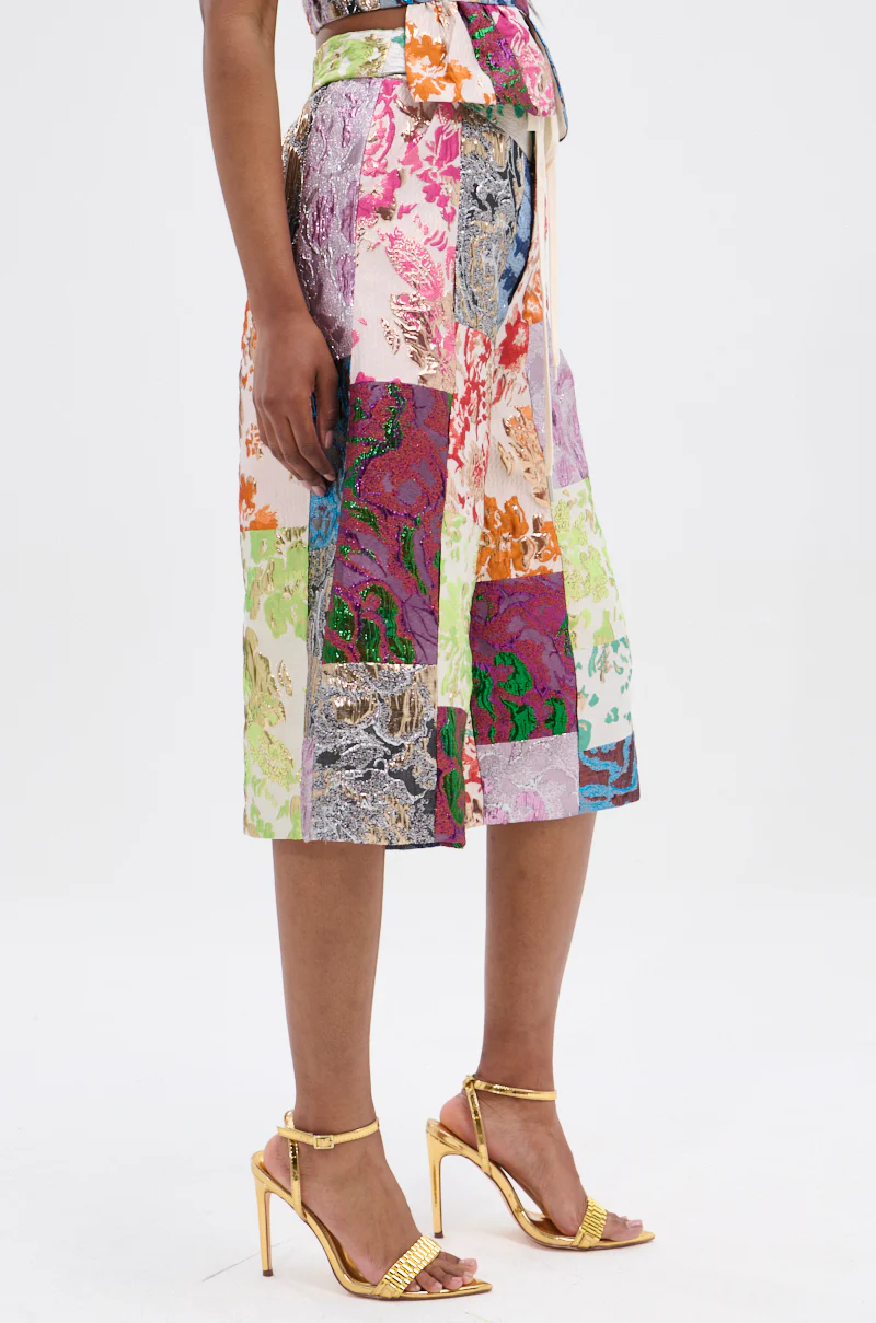 MIXED FEELINGS BROCADE BERMUDA SHORT - Image 6